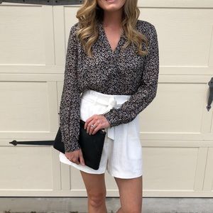 Floral long sleeve blouse